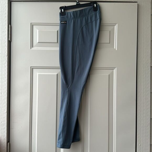 Kerrits Flowrise Knee Patch Performance Tight – Blue Shadow Size L - Picture 8 of 9